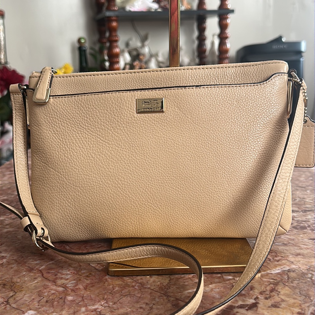 Coach Pebbled Leather Crossbody